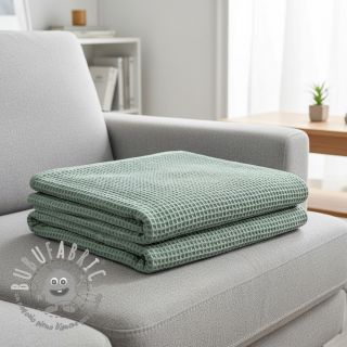 Cotone a nido d'ape dark green