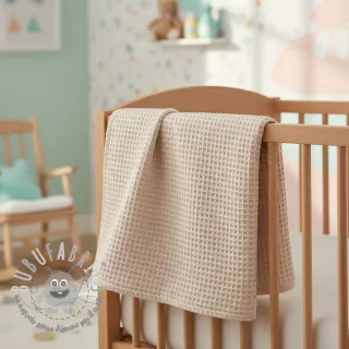 Cotone a nido d'ape light beige