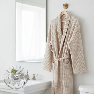 Cotone a nido d'ape light beige