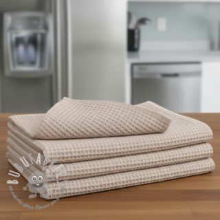Cotone a nido d'ape light beige
