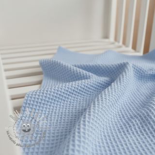 Cotone a nido d'ape light blue