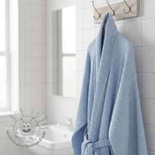 Cotone a nido d'ape light blue