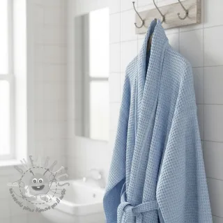 Cotone a nido d'ape light blue