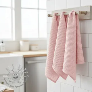 Cotone a nido d'ape light rose