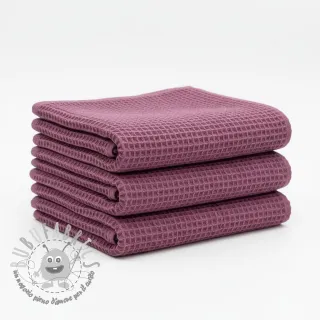 Cotone a nido d'ape mauve