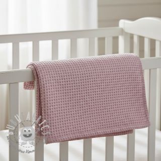 Cotone a nido d'ape old rose