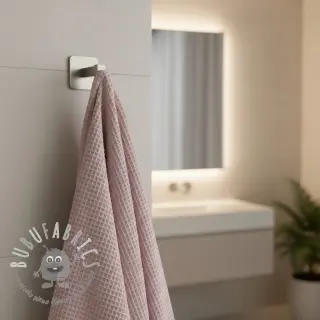 Cotone a nido d'ape old rose
