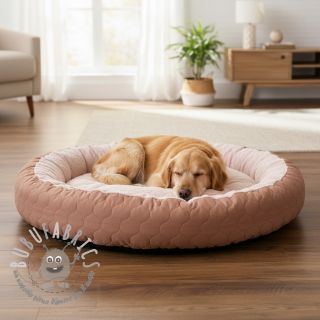 Tessuto trapuntato Round old rose