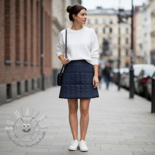 Tessuto trapuntato Classic navy