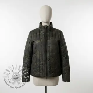 Tessuto trapuntato Camouflage army green