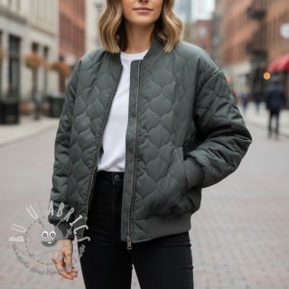 Tessuto trapuntato Round moss green