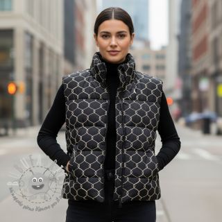 Tessuto trapuntato Cord black