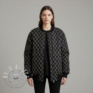 Tessuto trapuntato Cord black