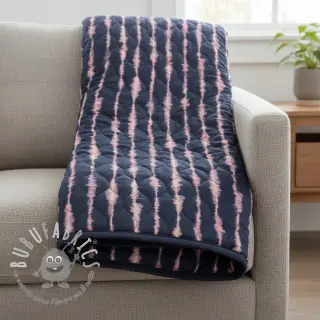 Tessuto trapuntato VELVET Stripes navy