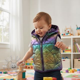 Tessuto trapuntato FOIL Rainbow multi