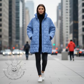 Tessuto trapuntato Round lavender