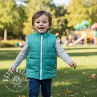 Tessuto trapuntato Graphic square cyan cerise