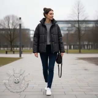 Tessuto trapuntato Classic black