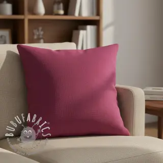 Lino prelavato STONEWASHED PREMIUM bordeaux