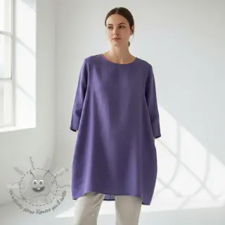 Lino prelavato 170 g purple lavender