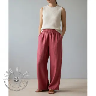 Lino prelavato 170 g rose pink