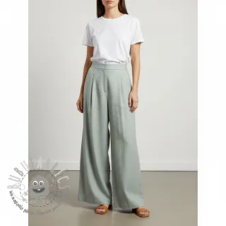 Lino prelavato 170 g sage grey