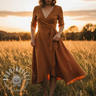 Lino prelavato 170 g caramel