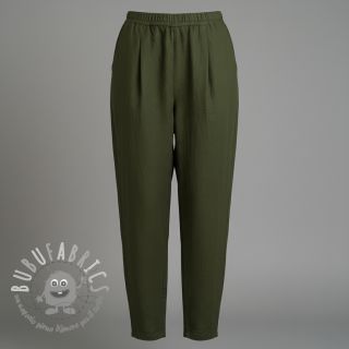 Lino prelavato 170 g army green