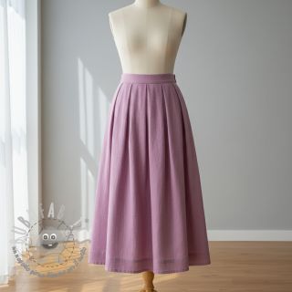 Lino prelavato orchid pink