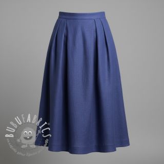 Lino prelavato sapphire blue