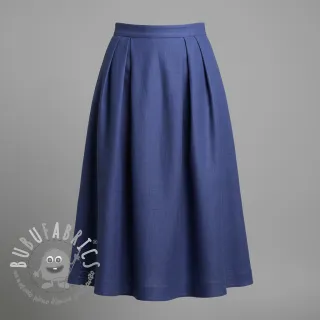 Lino prelavato sapphire blue