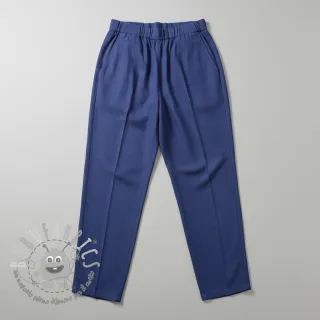 Lino prelavato sapphire blue