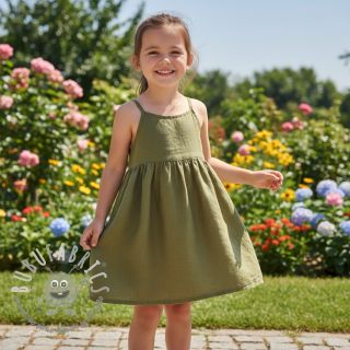 Lino prelavato 170 g green