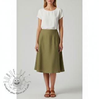 Lino prelavato 170 g green