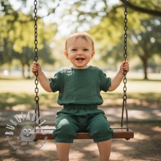 Lino prelavato 170 g forest green