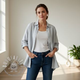 Lino prelavato 170 g light blue