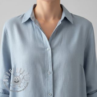 Lino prelavato 170 g blue