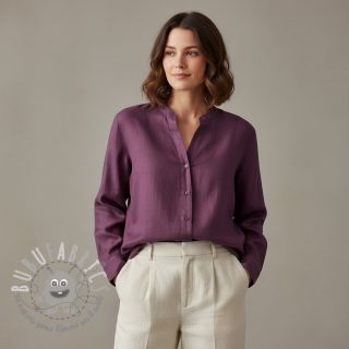 Lino prelavato 170 g mulberry