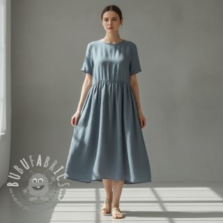 Lino prelavato 170 g ocean green