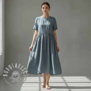 Lino prelavato 170 g ocean green