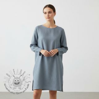 Lino prelavato 170 g ocean green