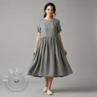 Lino prelavato 170 g grey
