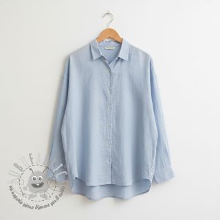Lino prelavato baby blue