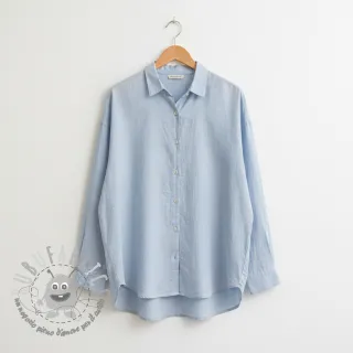 Lino prelavato baby blue