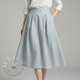 Lino prelavato pale grey