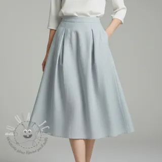 Lino prelavato pale grey