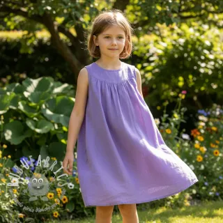 Lino prelavato purple