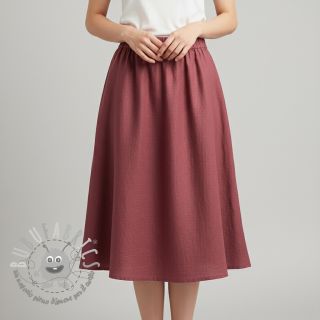 Lino prelavato dark blush