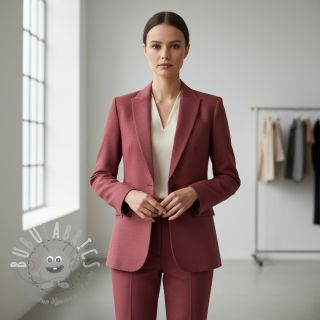 Lino prelavato dark blush