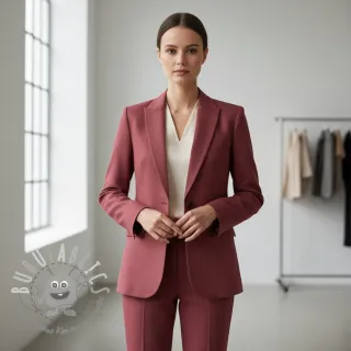 Lino prelavato dark blush